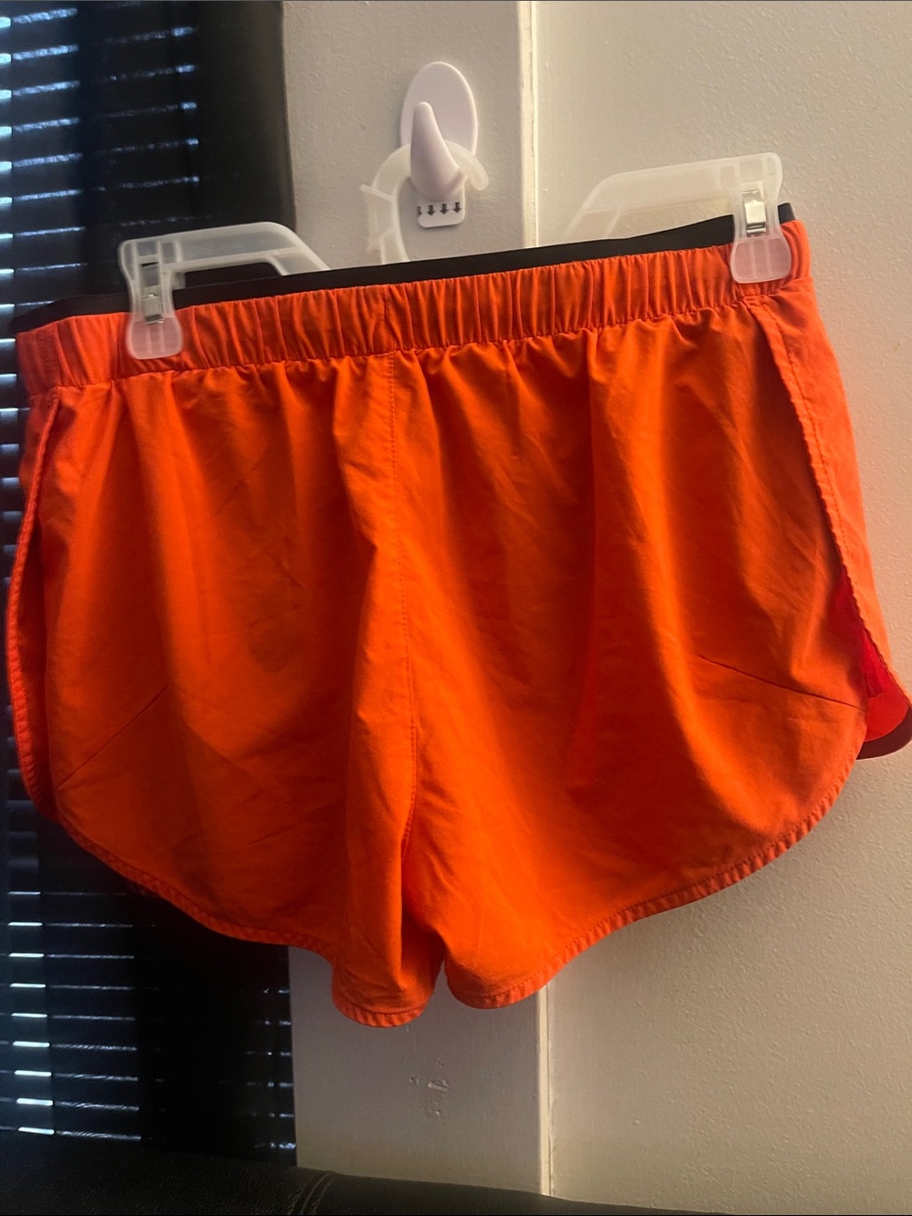 Nike Women's Full Flex 2-in-1 Twist Shorts Crimson Orange Black Size Medium NWOT - Picture 6 of 12